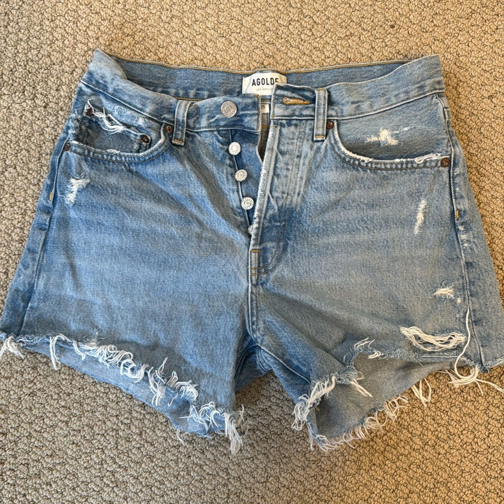Agolde denim shorts